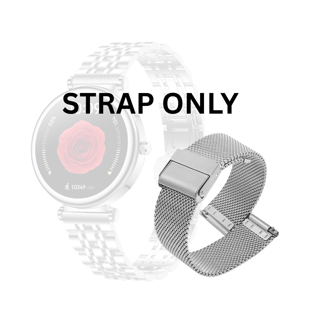 Metallic Mesh Strap 18mmm