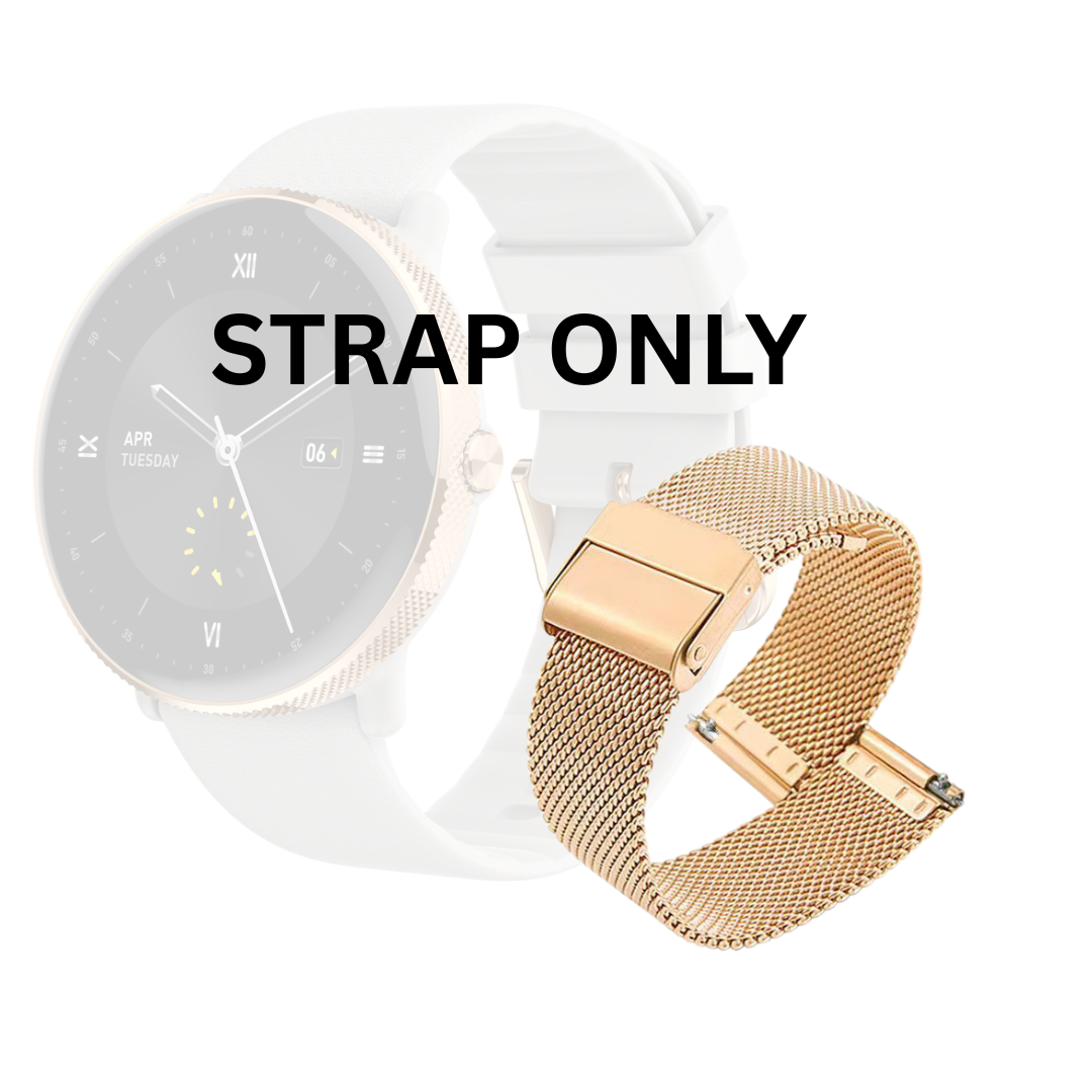Metallic Mesh Strap 22mm