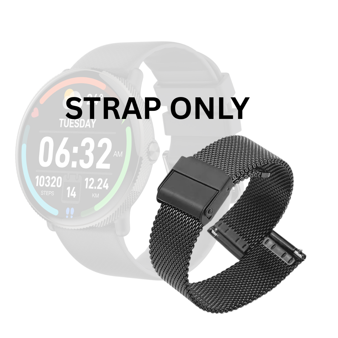 Metallic Mesh Strap 22mm