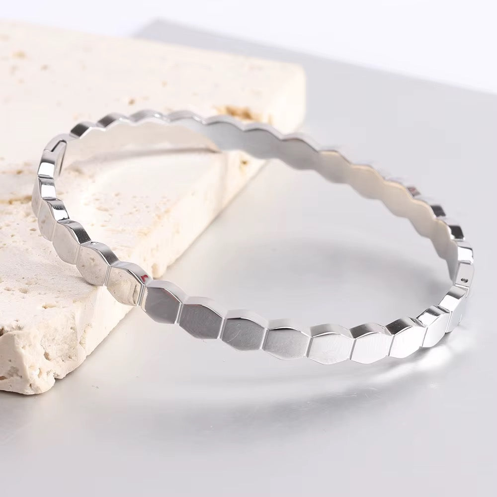 Hexagon Bangle