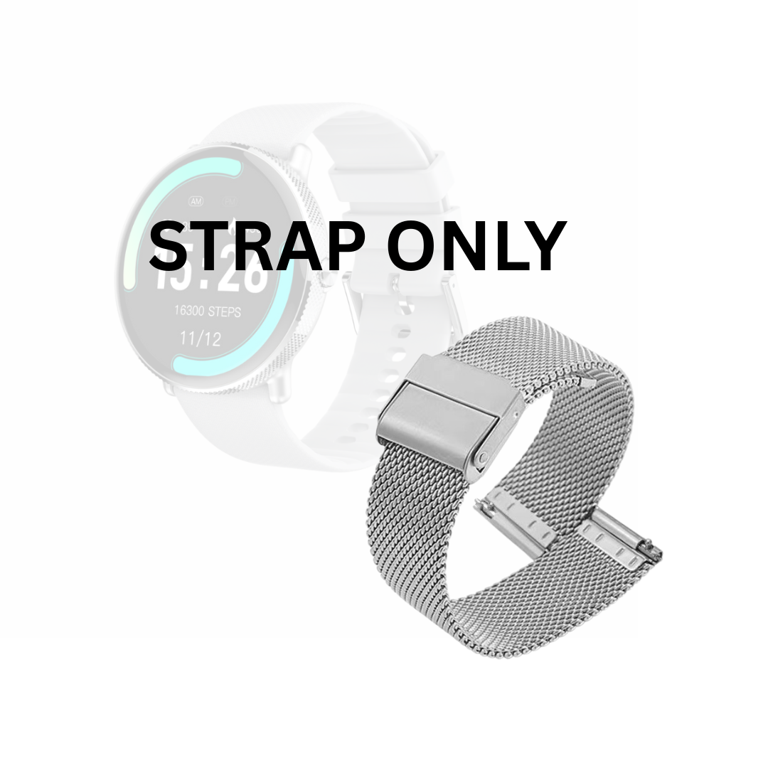 Metallic Mesh Strap 22mm